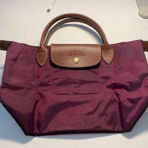 TOP HANDLE BAG S LE PLIAGE PURPLE WINE COLOR